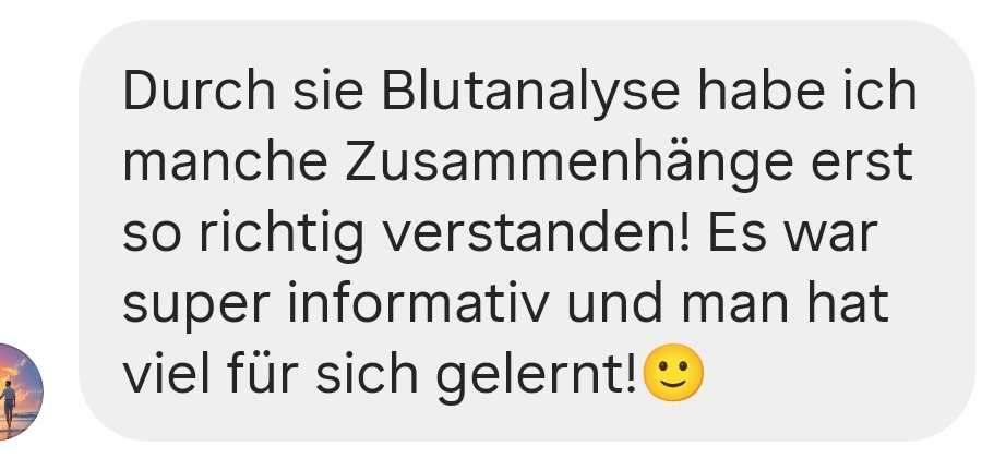 Lara Kammerer Blutanalysen